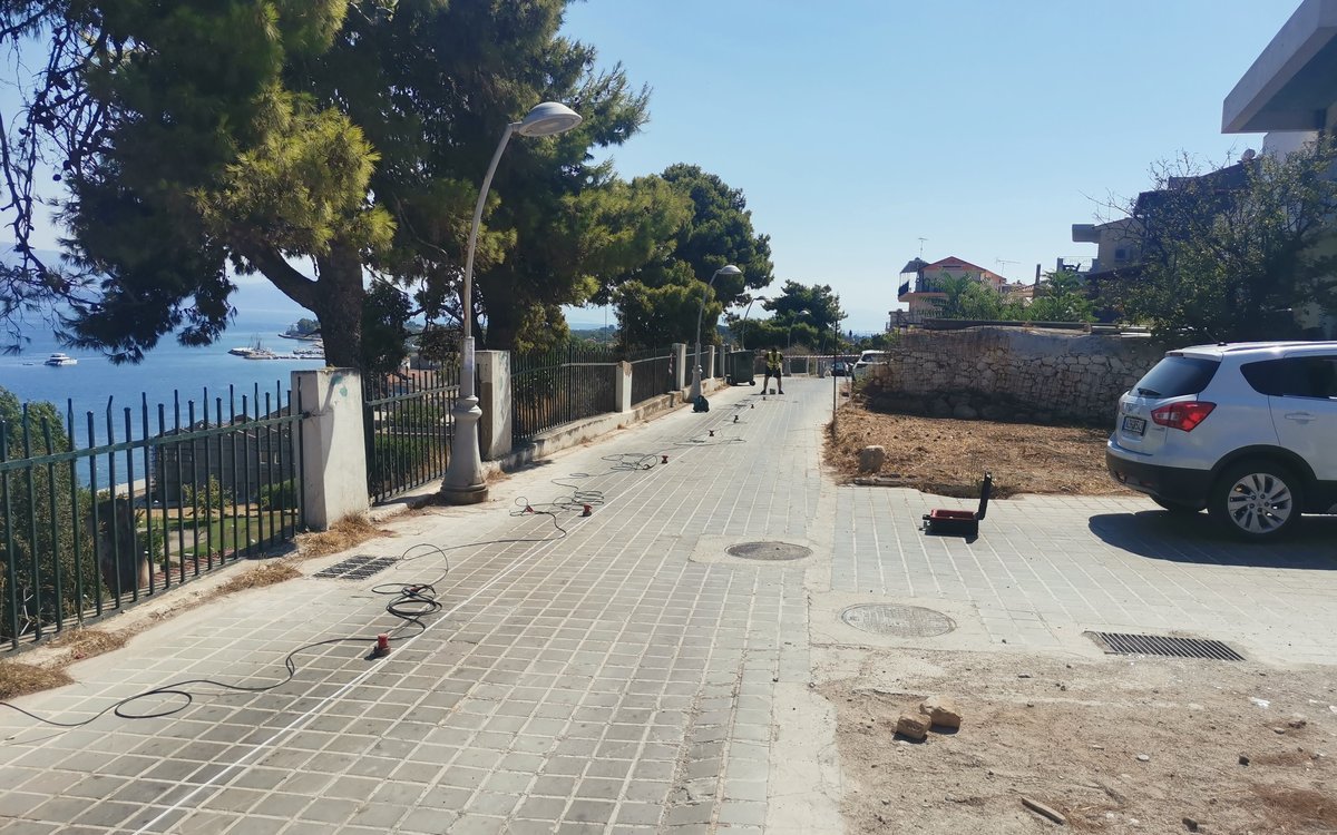 MASW — Σεισμική διάταξη γεωφώνων