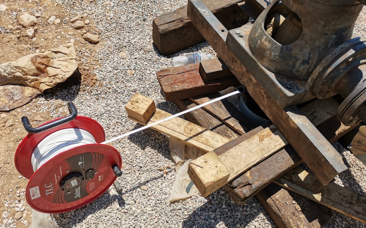 Solinst TLC 107 — Στάθμη, θερμοκρασία, αγωγιμότητα