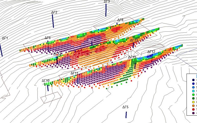 Γεωφυσική τομογραφία ERT — Wenner array — Διασύνδεση Κρήτης-Αττικής