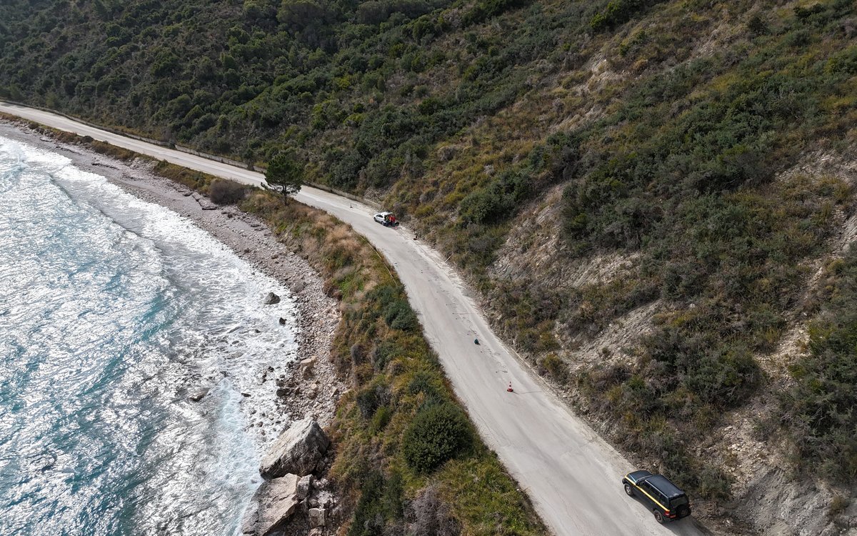 Παράκτιος δρόμος Λιμένια Πόρου Κεφαλονιάς — γεωτεχνική μελέτη ευστάθειας
