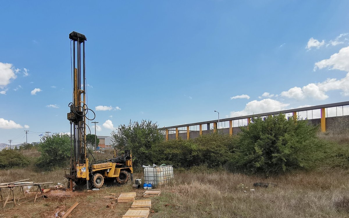 Γεωτεχνική έρευνα ΒΙΠΕ Τρίπολης — δειγματοληπτική γεώτρηση Longyear